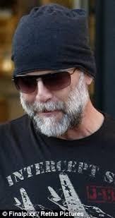 No close shaves for this action hero: Bruce Willis shows his age with grizzly grey beard - article-1074774-02F28DFD00000578-889_224x423