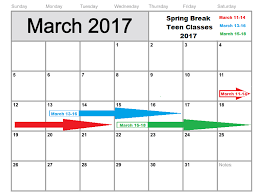 Resultado de imagen de Spring break 2017