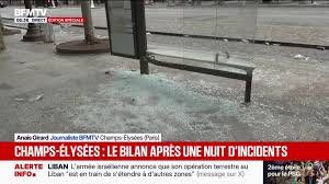 Champs-Élysées: le bilan après une nuit marquée par des débordements