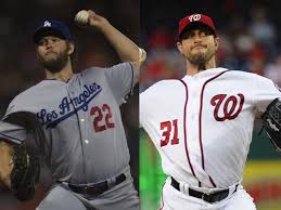 Image result for max scherzer vs. clayton kershaw