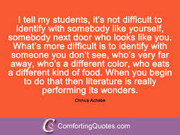 Quotes By Chinua Achebe | ComfortingQuotes.com via Relatably.com