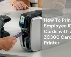 Imagen de Employee ID card made with Zebra PVC cards