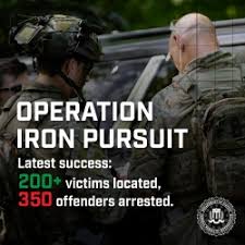 Justice Department Announces Results of Operation Iron Pursuit