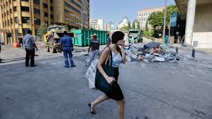 Image result for images of lebanon people protesting