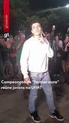 VÍDEO: campeonato de 'farmar aura' é realizado na UFMT após prefeito barrar evento em parque público