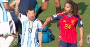 Messi called a ‘baby’ after attempt to get Cucurella sent off in World Cup final