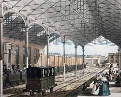 Image of Euston Station in 1837