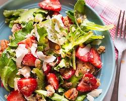 تصویر Chia seeds in salad