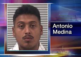 Police say one of the suspects, Antonio Medina, became enraged at the victim over some kind of jealousy issue and began to assault her. - 6059475