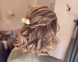 Image of Short prom hairstyle