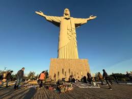 Cristo Protetor de Encantado tem tapetes de Corpus Christi pela primeira vez; veja imagens