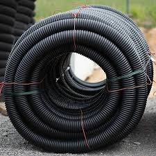 NuFlo 15 in. x 9.75 ft. Corrugated HDPE Drainage Pipe at ...