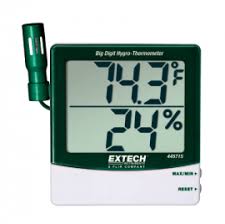 Extech 445715 Big Digit Remote Probe Hygro-Thermometer