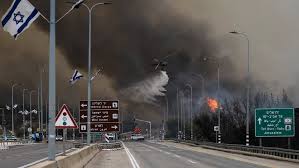 IDF Assists in Extinguishing Jerusalem Fires