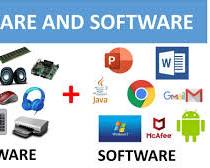 Image of computer and software