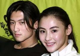 Hong Kong actors Nicholas Tse (L) and Cecilia Cheung pose before their radio program in Hong Kong in this September 21, 2001 file photo. Cheung&#39;s manager ... - xin_3209033015382143019027