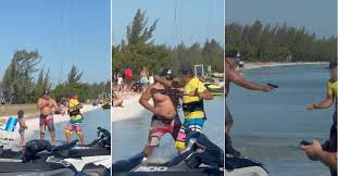 Banhista diz que arma apontada para velejador em praia de Arraial do Cabo era de brinquedo; VÍDEO