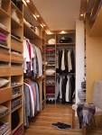 Walk in garderobe innredning