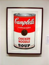 Résultat de recherche d'images pour "andy warhol Campbell's Soup"