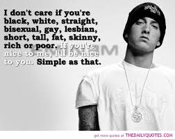 ignore the racism and love quotes | eminem quote lyrics song ... via Relatably.com