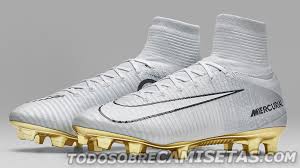 Nike Cr7 Price In India C.Ronaldo Soccer Shoes Gold White