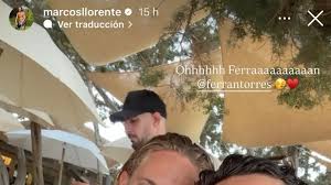 Ferran, en Ibiza a la espera de resolver su futuro, coincide con Jordan y Beckham