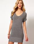 Knitted tunic dresses