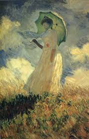 Woman with a Parasol, facing left