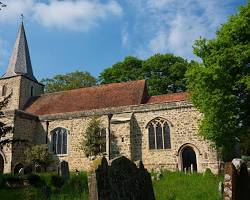 Image of St Nicholas Church in Pluckley, England