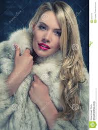 Pretty blonde woman in winter coat - pretty-blonde-woman-winter-coat-warm-33452415