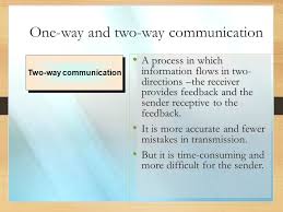 Resultado de imagen de Define One Way Communication