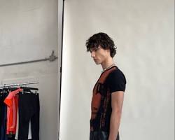 Fernando Lindez, trendy fashion male model