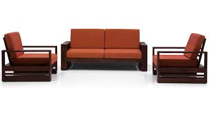 Image result for WOODEN SOFA SET