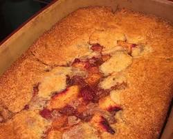 Image of Peach and Raspberry Cobbler