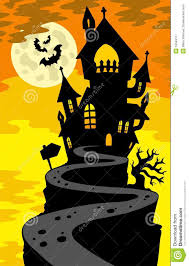 Image result for haunted houses silhouettes