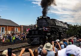 See photos of Big Boy No. 4014 steam locomotive’s last whistle stop in Greeley