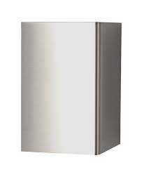 4-3/4"" Height Stainless Wall Base Outside Corner 18 ga ...