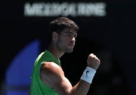 Tennis-Alcaraz turns showman in Moutet mauling at Australian Open