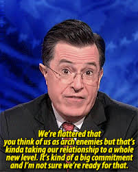 stephen colbert jon stewart Korea north korea daily show Kim Jong Un colbert report sc gif ... - tumblr_mko2nxwmZg1qe5ugfo3_r1_250