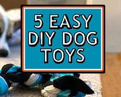 DIY pet toys made from fabric scraps and yarnの画像