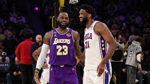 LeBron James and the LA Lakers during an NBA Christmas Day matchup