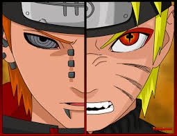 naruto vs pain(shipuden)