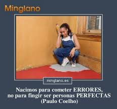 Resultado de imagen para frases para reflexionar sobre los errores