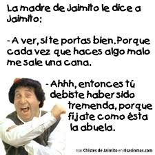 Resultado de imagen de chistes de jaimito