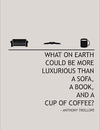 Sofa, Book &amp; Coffee - The Daily Quotes via Relatably.com