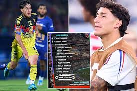 Alex Zendejas, titular con América, pero banca de la banca en el Mundial 2026