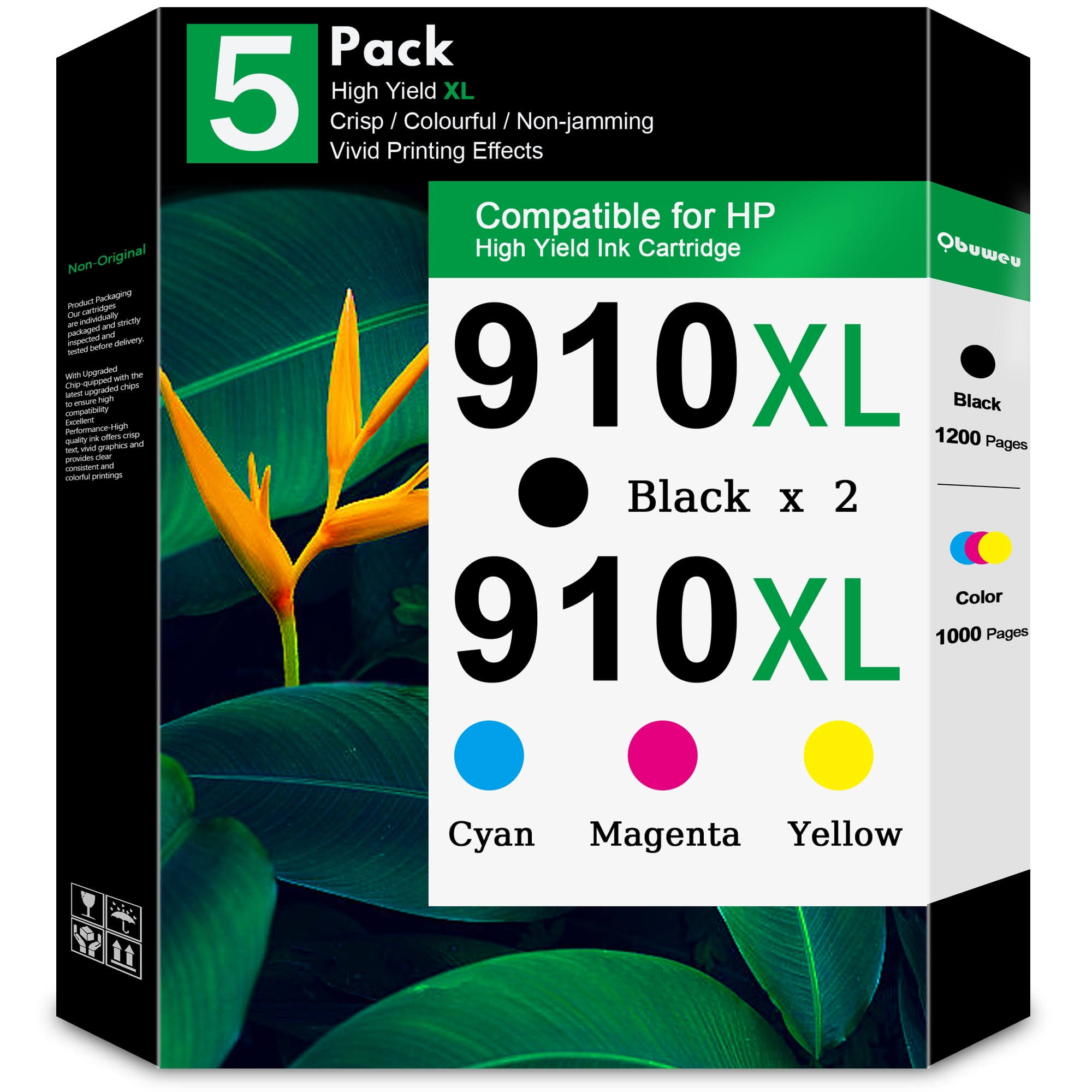910 XL 910xl Ink Cartridges Combo Pack Compatible for Hp910xl 910 Ink Cartridges for OfficeJet 8020 8015e Pro 8025e 8020e Printers