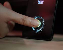 Image of Underdisplay fingerprint sensor phone