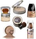 Inexpensive mineral makeup