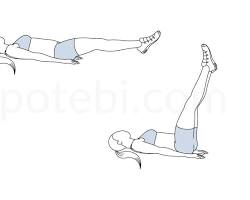 Leg raises exercise